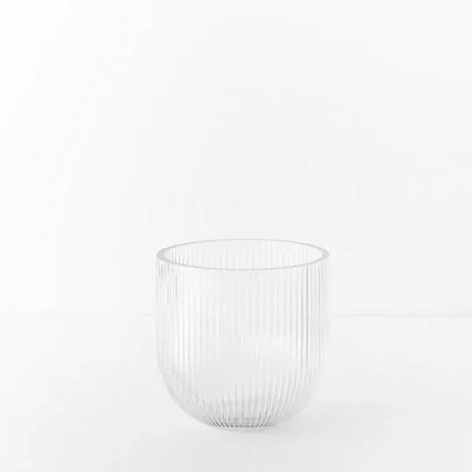 Ripple Bell Vase - 15cm X16cmd - Clear