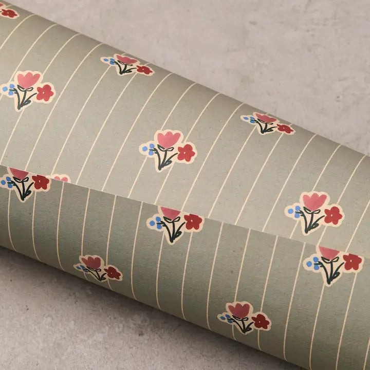 Katie Leamon - Wallpaper Posy Floral - Wrapping Paper