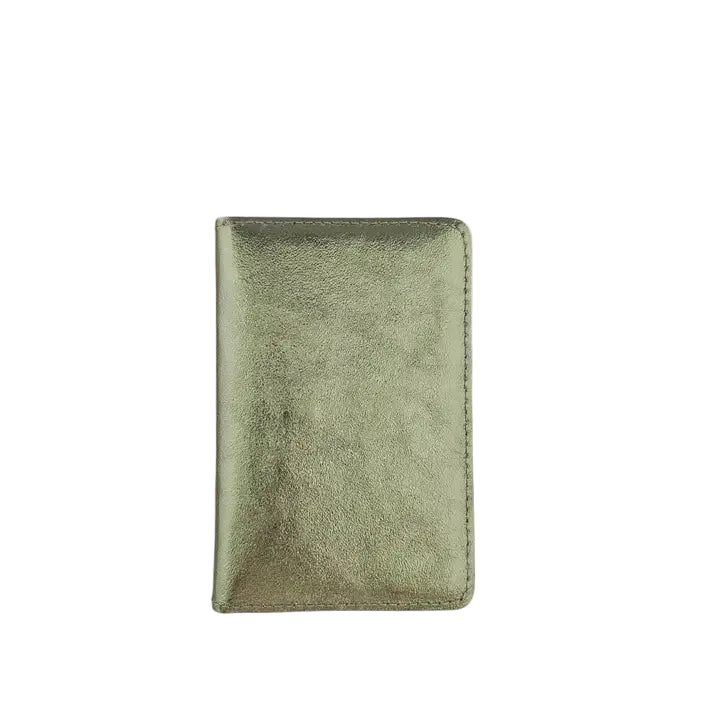 Leather Passport Holder - Persimmon