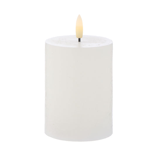 Amalfi - Hughe Led Flickering Candle - 10cm - White