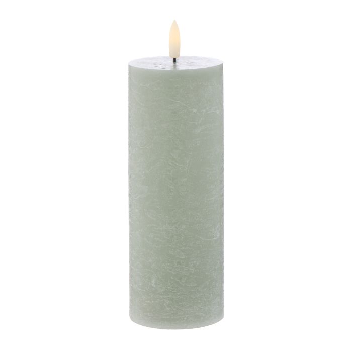 Amalfi - Hughe Led Flickering Candle - 20cm - Green