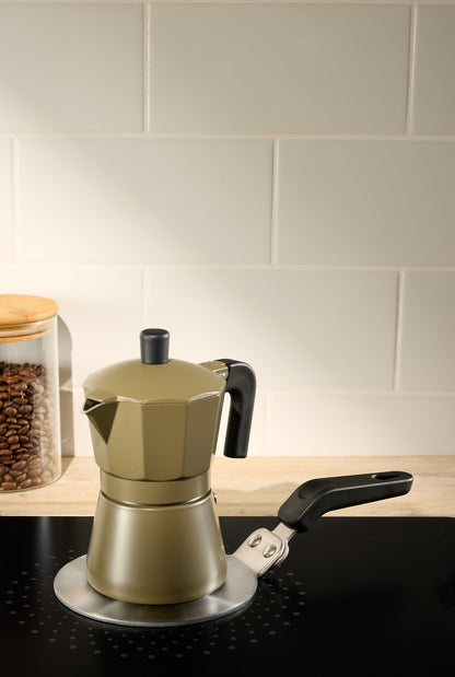 Leaf + Bean - Piazza Stovetop Espresso Maker - 3 Cups
