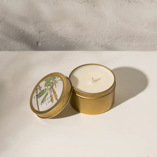 Inartisan - Soy Candle In Travel Tin - Coconut & Lime