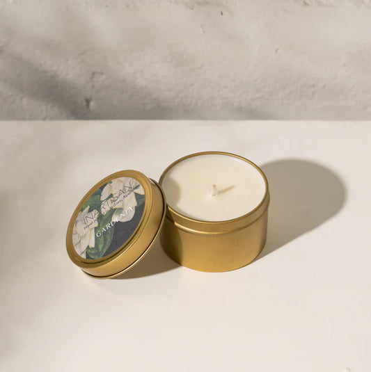 Inartisan - Soy Candle In Travel Tin - Gardenia