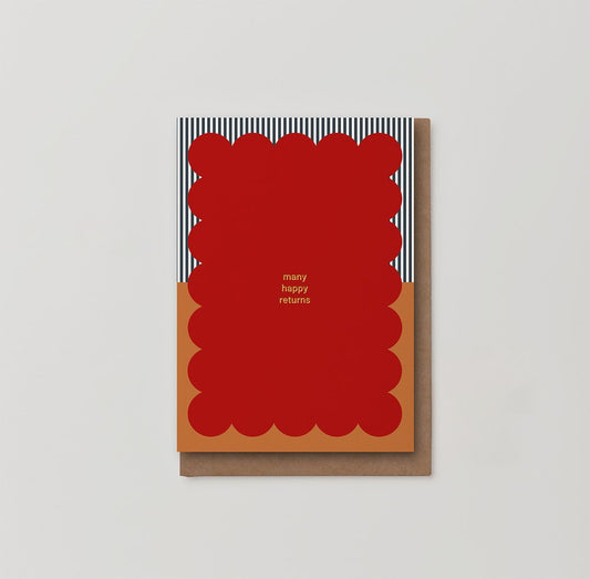 Kinshipped - Many Happy Returns - Foiled - Greeting Card