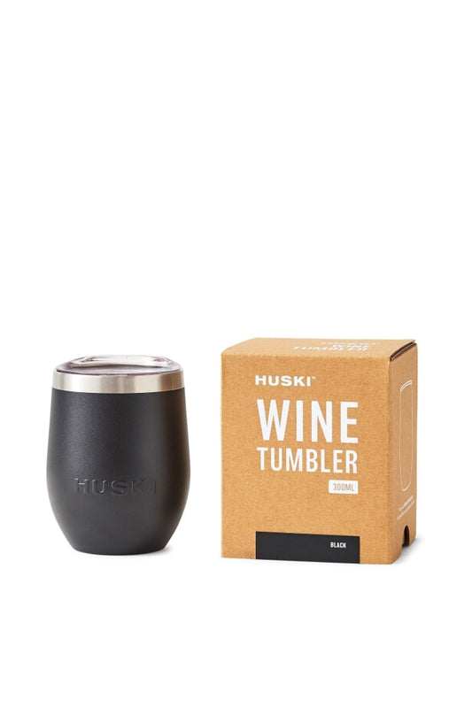 Huski - Wine Tumbler Black Home & Garden > Kitchen Dining Tableware Drinkware Tumblers