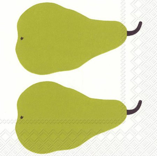 Marimekko - Napkins - Pack Of 20 - Pears Green