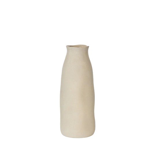Maliah Vase - 16 X 16 X 40cm - Cream