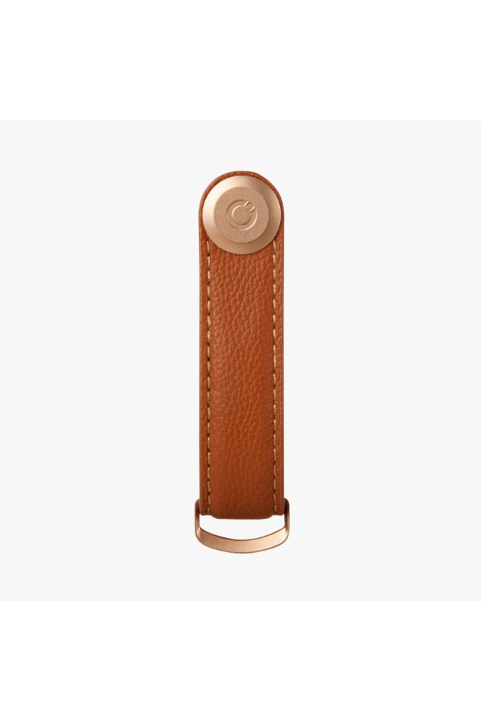 Orbit Key - Pebbled Leather Organiser Amber Apparel & Accessories > Handbag Wallet Keychains