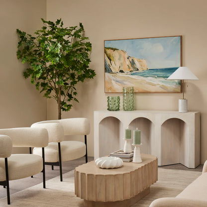 Amalfi - Hughe Led Flickering Candle - 10cm - Green