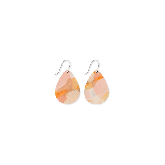 Moemoe - Kiasmin 2 Sunset Iconic Earrings - Tear Drop