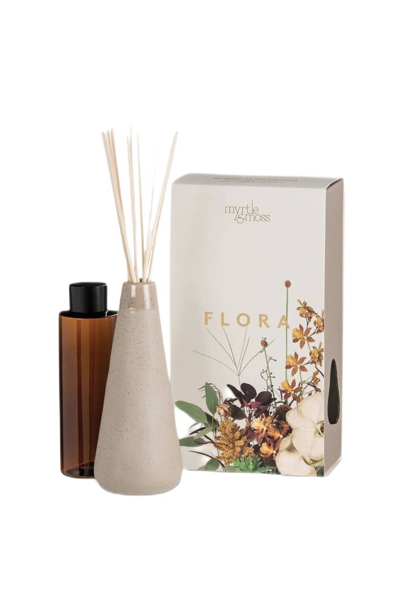 Myrtle & Moss - Botanical Diffuser - Flora - Grey – Tempted Kensington