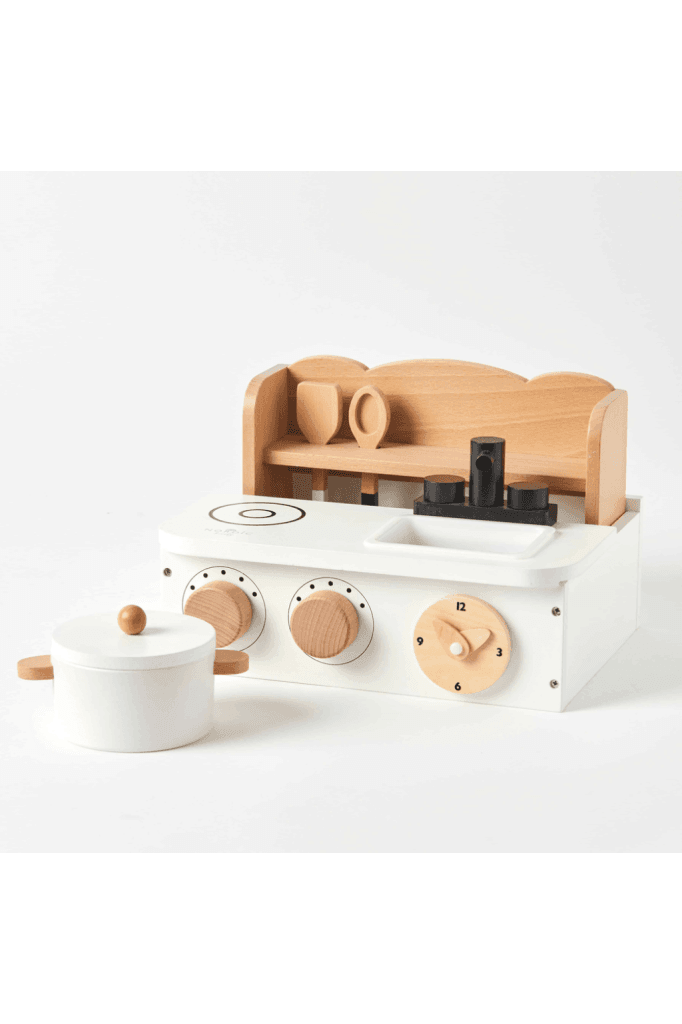 Nordic Kids - Wooden Kitchen Stove Set Toys
