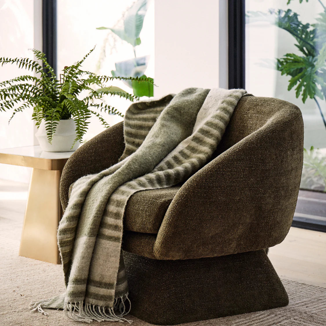 Grand Designs - Forest Throw - Green