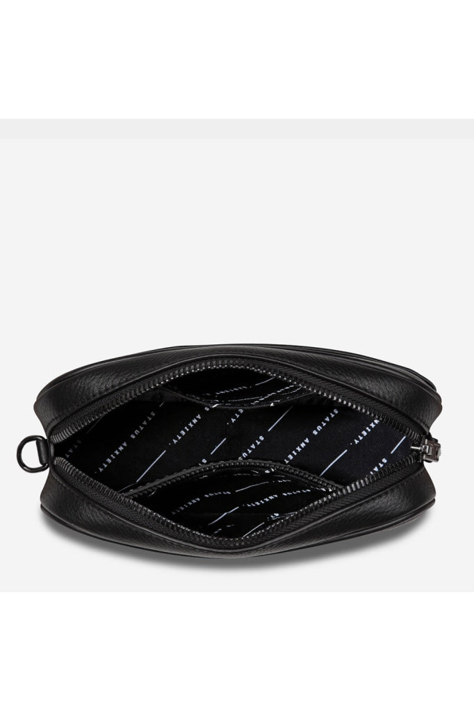 Status Anxiety - Plunder With Webbed Strap Bag Black