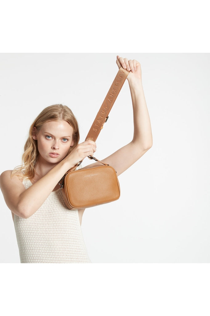 Status Anxiety - Plunder With Webbed Strap Bag Tan