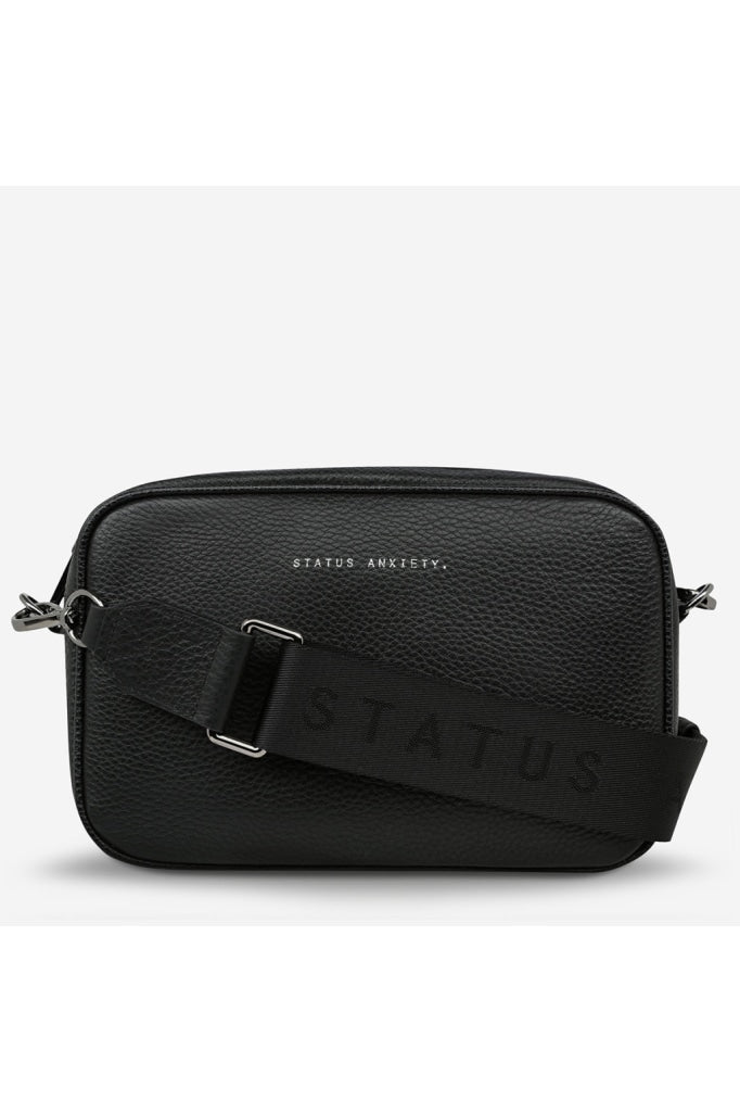 Status Anxiety - Plunder With Webbed Strap Bag Black