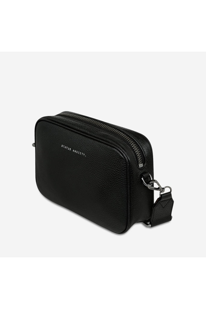 Status Anxiety - Plunder With Webbed Strap Bag Black