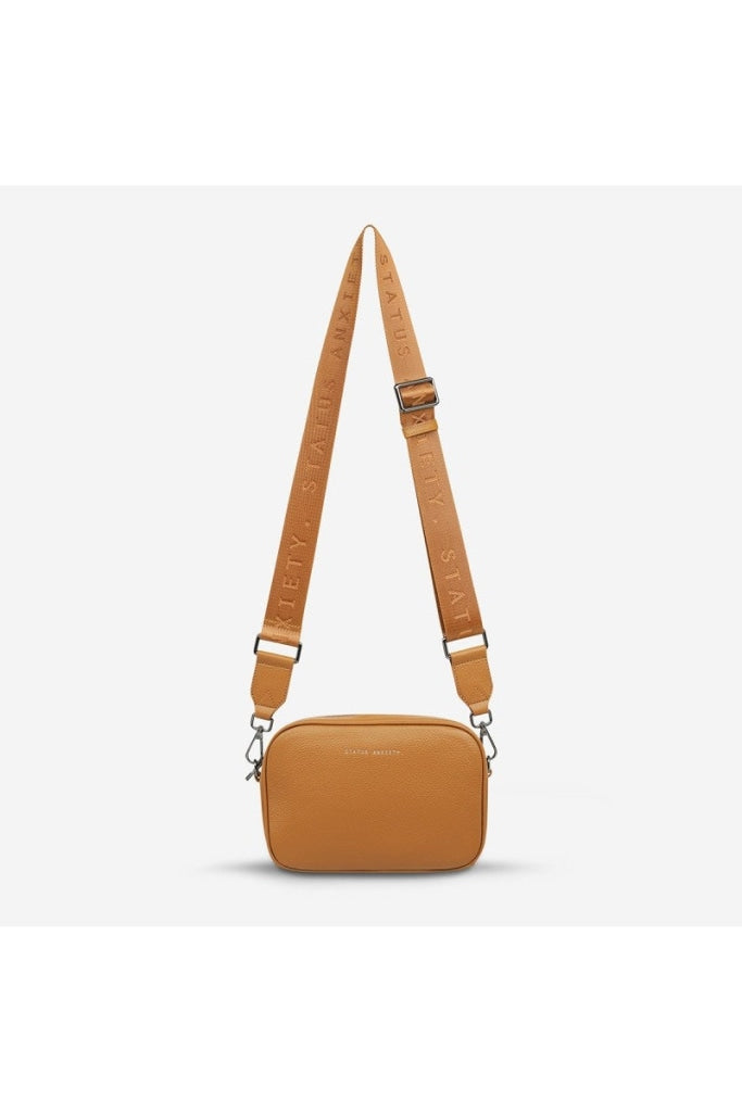 Status Anxiety - Plunder With Webbed Strap Bag Tan