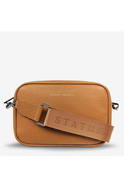 Status Anxiety - Plunder With Webbed Strap Bag Tan