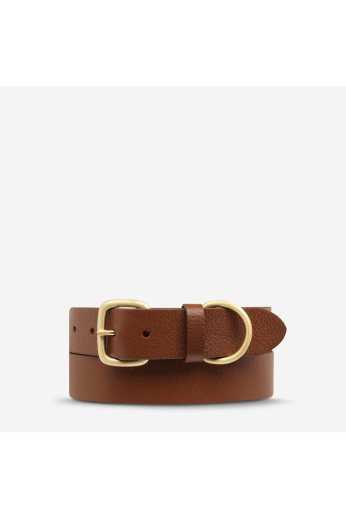 Status Anxiety - Disarm Belt Tan/Gold Sm