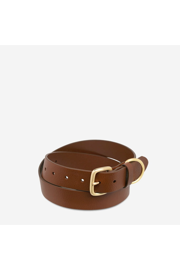 Status Anxiety - Disarm Belt Tan/Gold Sm