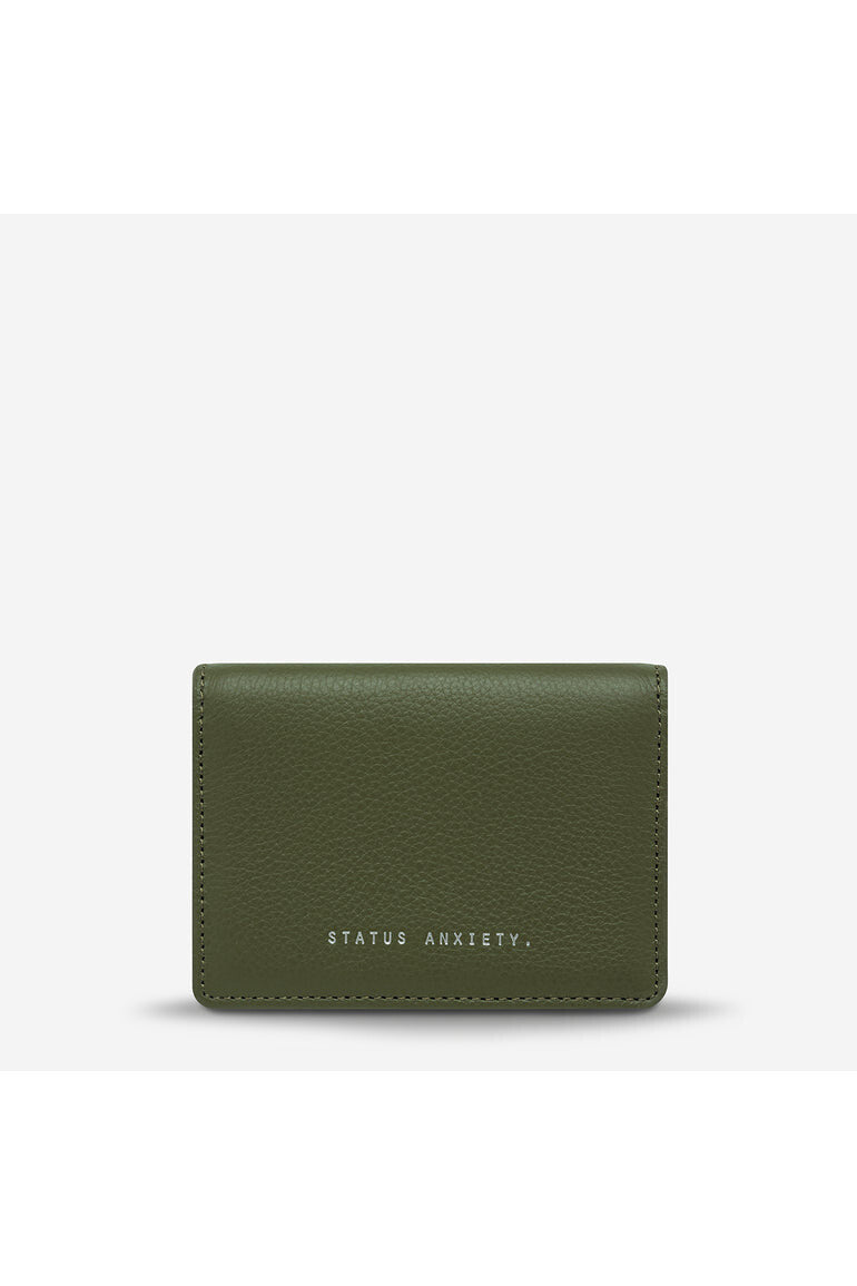 Status Anxiety - Easy Does It - Card Wallet - Khaki