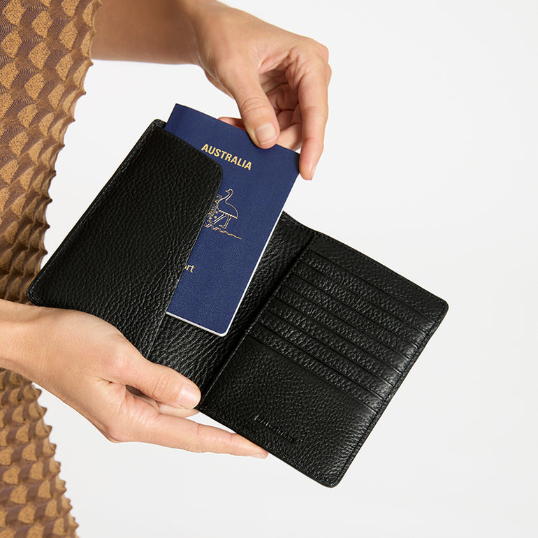 Status Anxiety - In Transit - Passport Wallet - Black