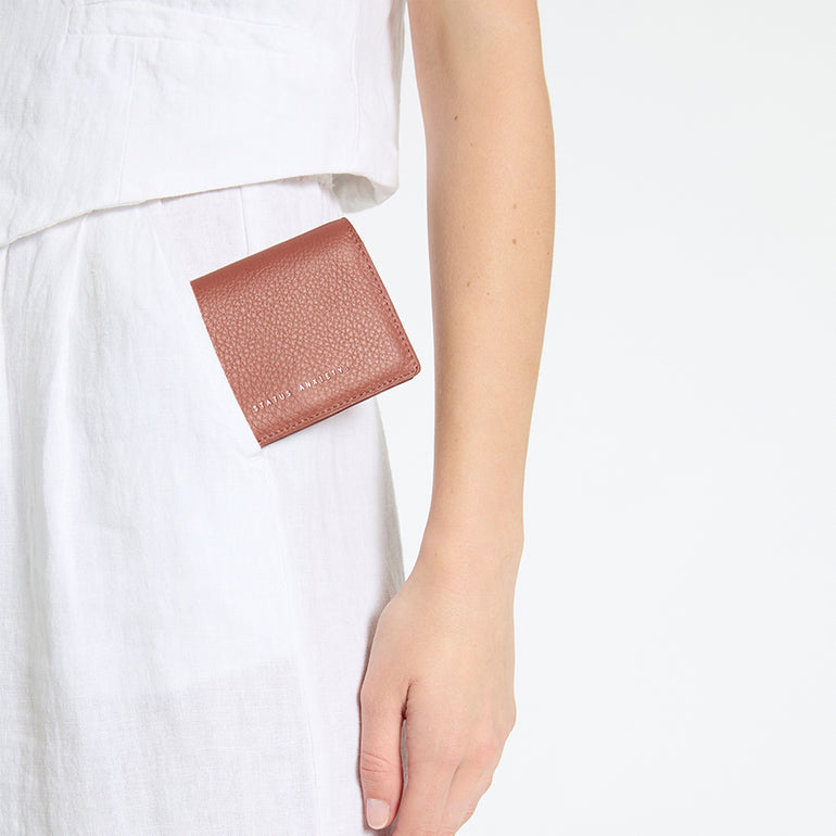 Status Anxiety - Easy Does It - Card Wallet - Dusty Rose