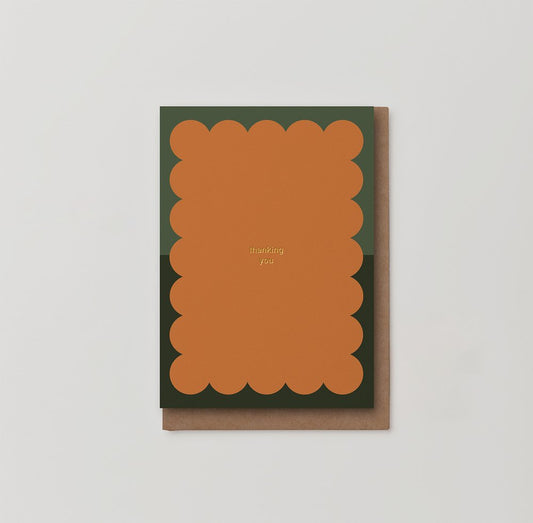 Kinshipped - Thanking You - Foiled - Greeting Card