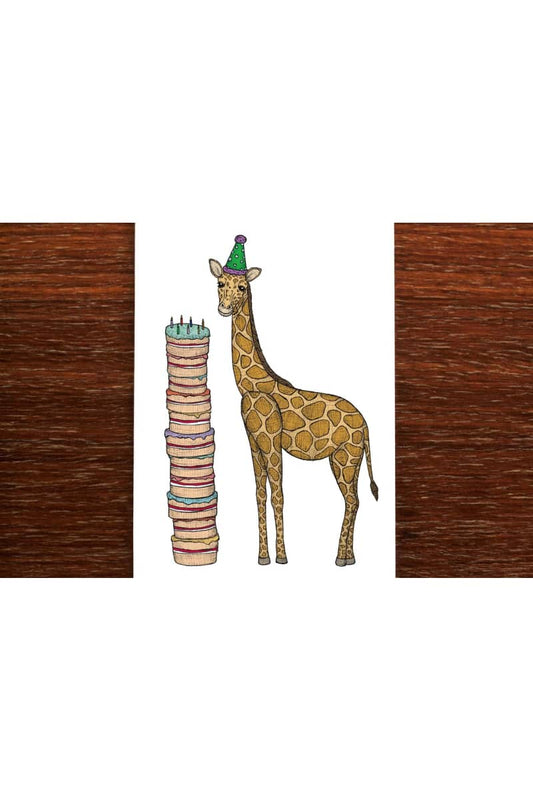 The Nonsense Maker - Greeting Card - Birthday Giraffe
