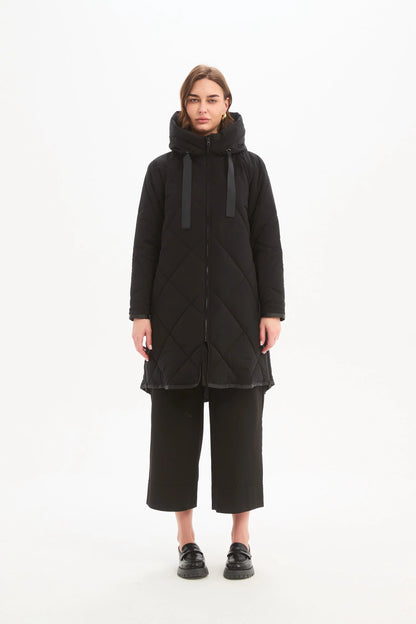 Tirelli - Zip Hem Coat - Black
