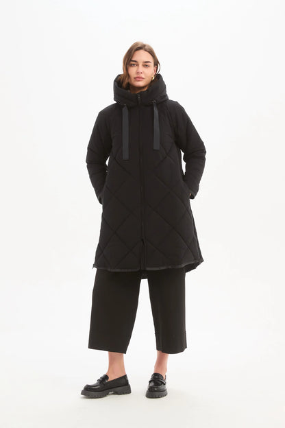 Tirelli - Zip Hem Coat - Black