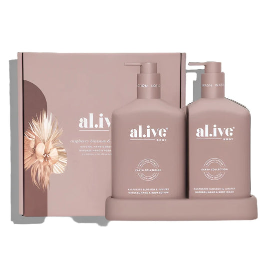 Al.ive Body - Wash & Lotion Duo - Raspberry Blossom & Juniper Duo