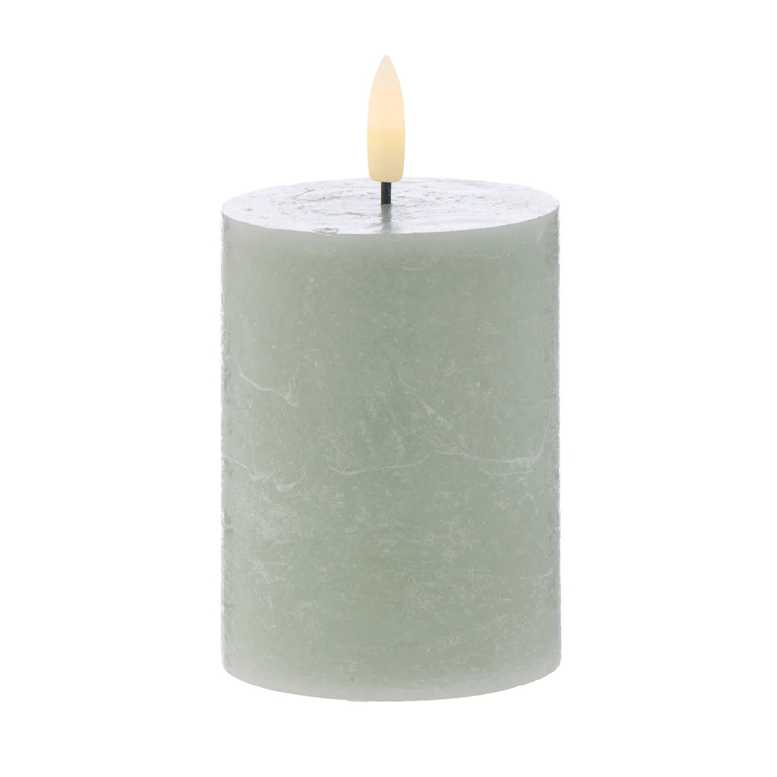 Amalfi - Hughe Led Flickering Candle - 10cm - Green