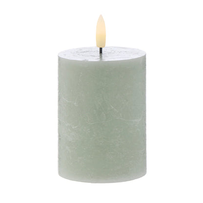 Amalfi - Hughe Led Flickering Candle - 10cm - Green