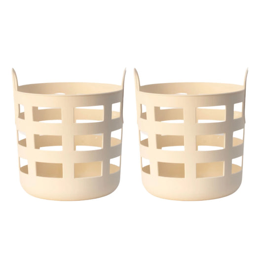 Designstuff - Enkel Studio - Storage Basket - Set Of 2 - Small - Sand