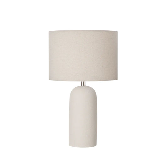 Amalfi - Cirella Table Lamp - 12x12x39cm - White