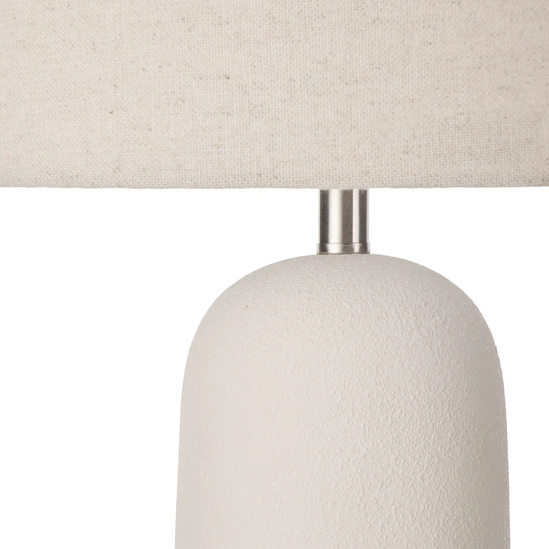 Amalfi - Cirella Table Lamp - 12x12x39cm - White