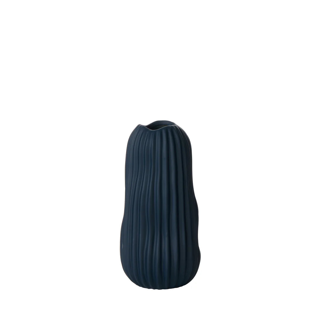 Lyra Vase - 15 X 15 X 30cm - Navy
