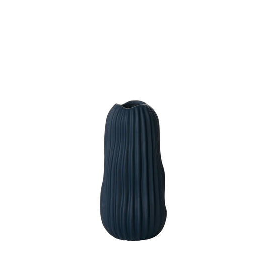 Lyra Vase - 15 X 15 X 30cm - Navy