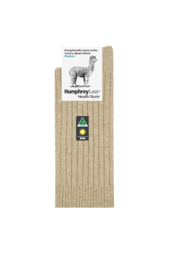 Humphrey Law - Socks Alpaca Wool Blend Antelope