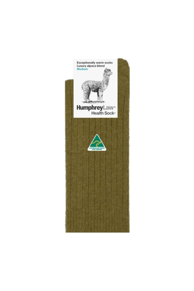 Humphrey Law - Socks Alpaca Wool Blend Sage
