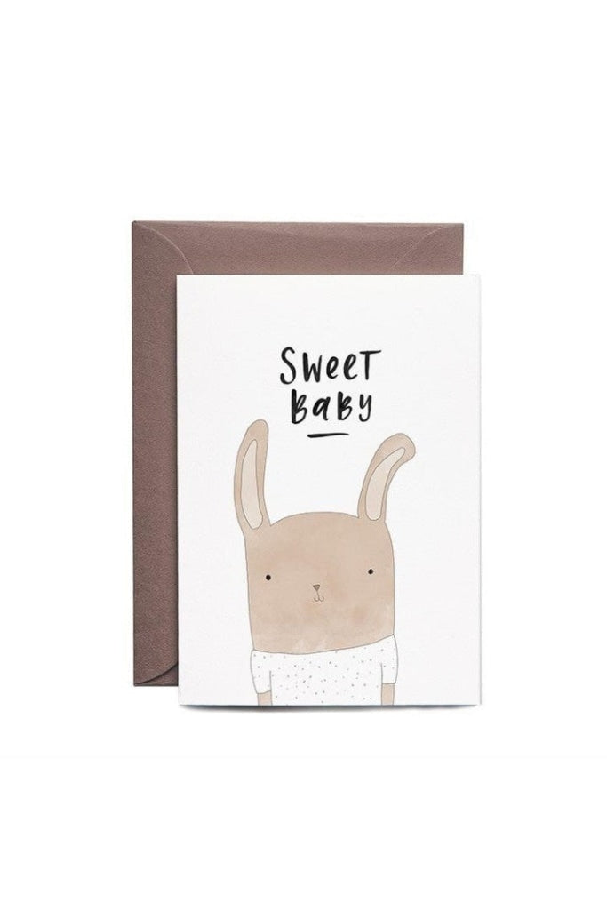 IN THE DAYLIGHT - SWEET BABY RABBIT - GREETING CARD
