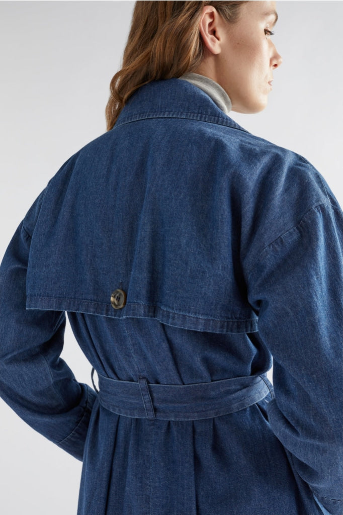 Elk The Label - Denim Trench Coat Indigo