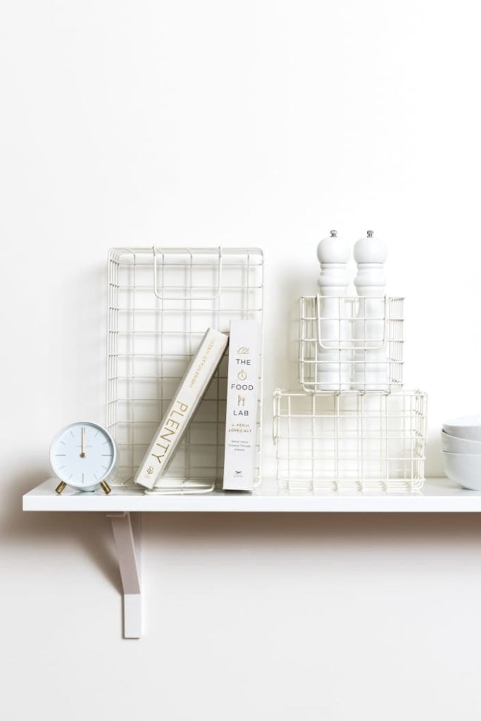 MUSTARD MADE - SET OF 3 BASKETS IN WHITE - Tempted Kensington
