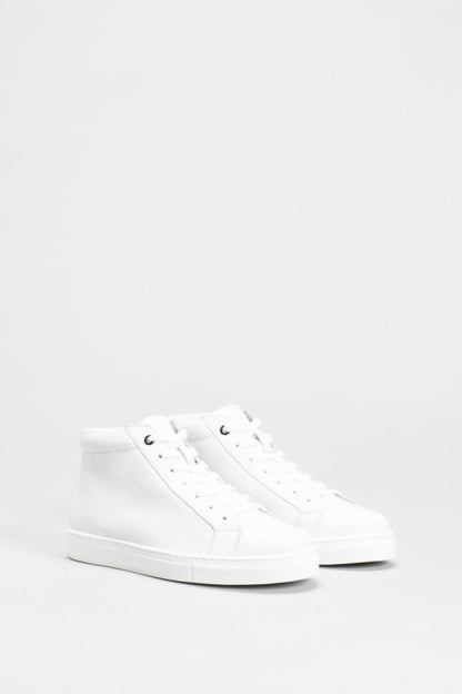 Elk The Label - Kali High Top Sneakers White 36 Euro / 5 Us Apparel & Accessories > Shoes