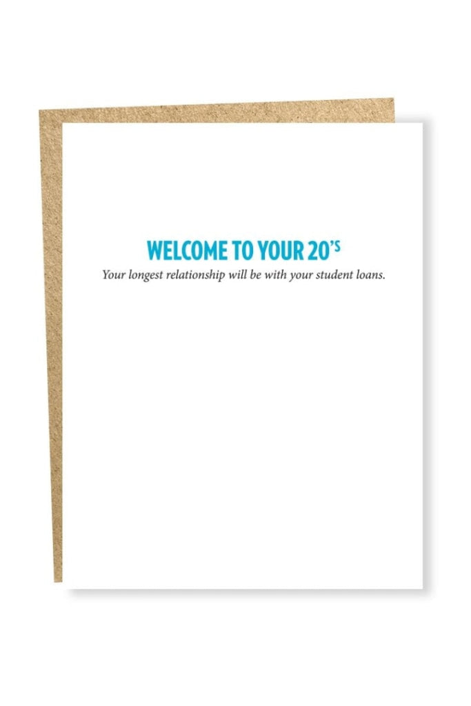 SAPLING PRESS - 20'S / RELATIONSHIP CARD