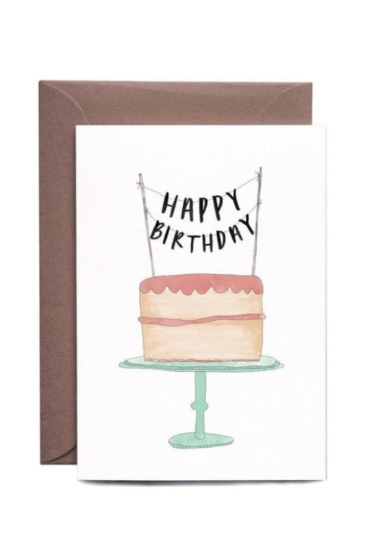 IN THE DAYLIGHT - HAPPY BIRTHDAY CAKE - GREETING CARD