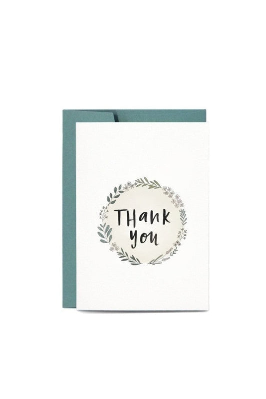 IN THE DAYLIGHT - THANK YOU WREATH - GREETING CARD